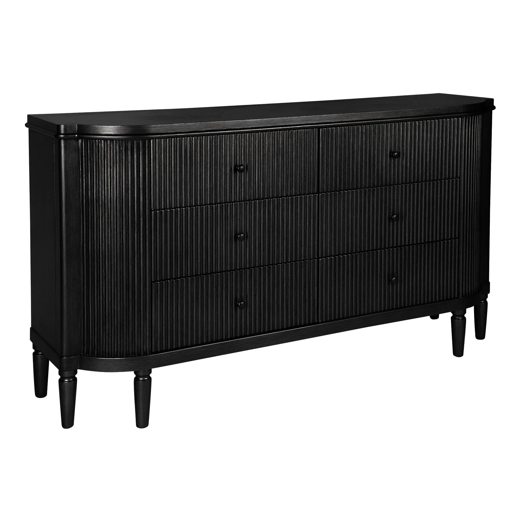 Amara 6-Drawer Chest Black - Image 4