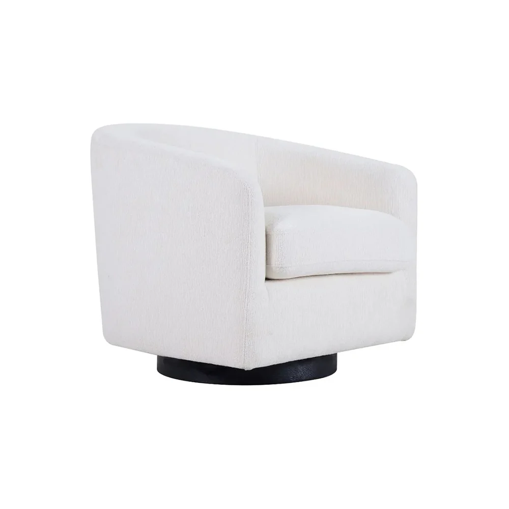 Bellevue Swivel Arm Chair - Ecru