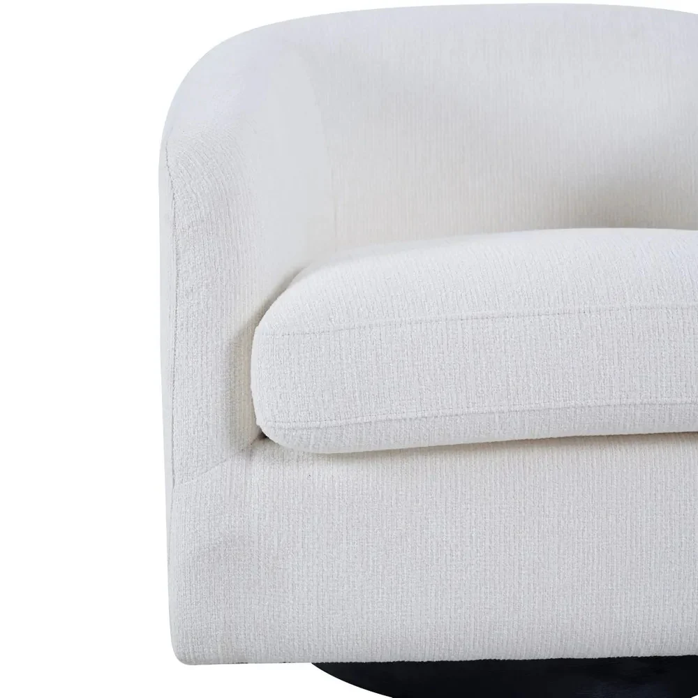 Bellevue Swivel Arm Chair - Ecru - Image 6
