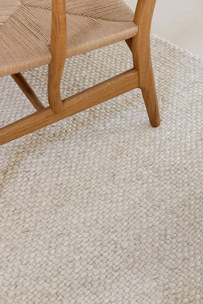 Brink & Campman Craft Matter Plain Warm White Rug - Image 4