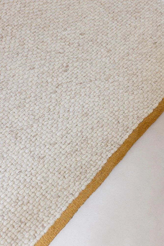 Brink & Campman Craft Matter Plain Warm White Rug - Image 5