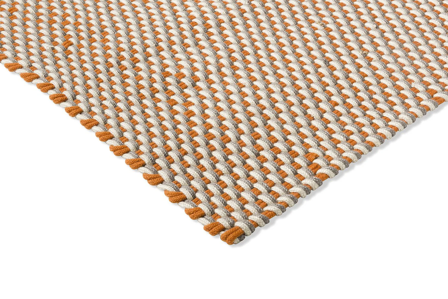 Brink & Campman Lace Tri-Colour White Outdoor Rug - Image 4
