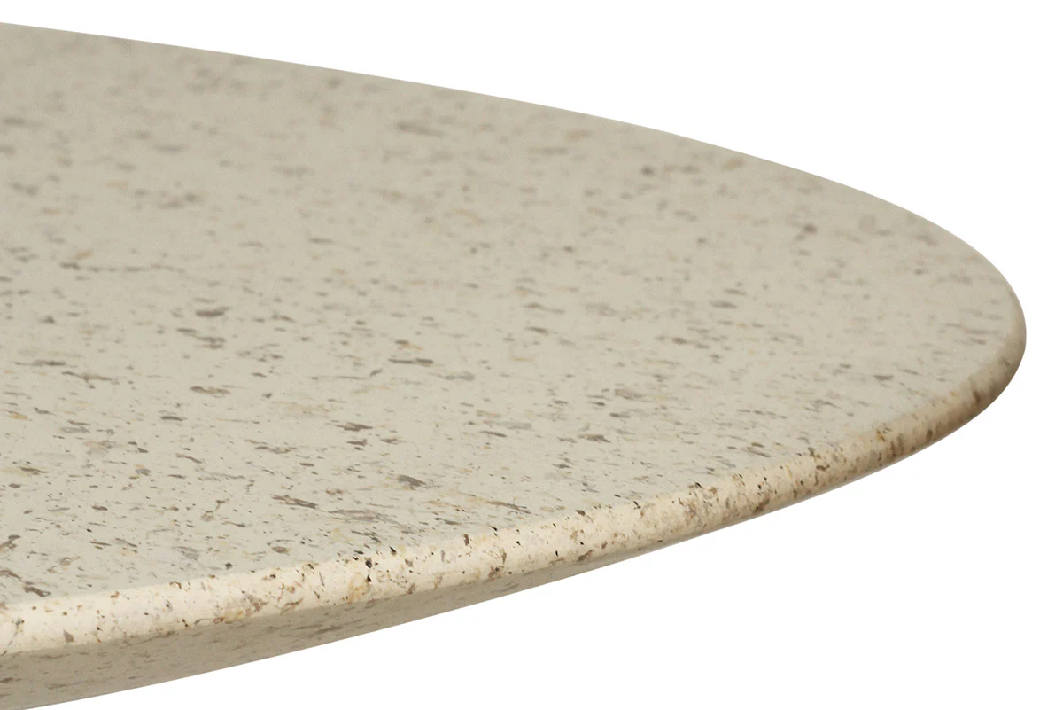 Byron Bay Stone Oval Dining Table - 220cm - Image 6