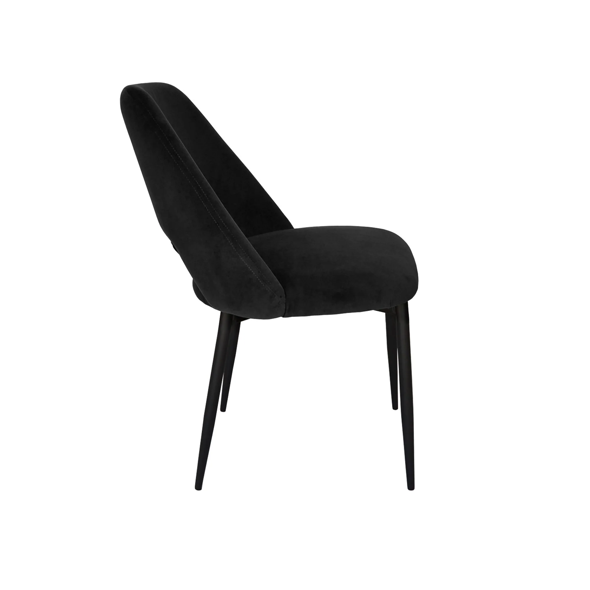 Capri Dining Chair - Black - Image 6
