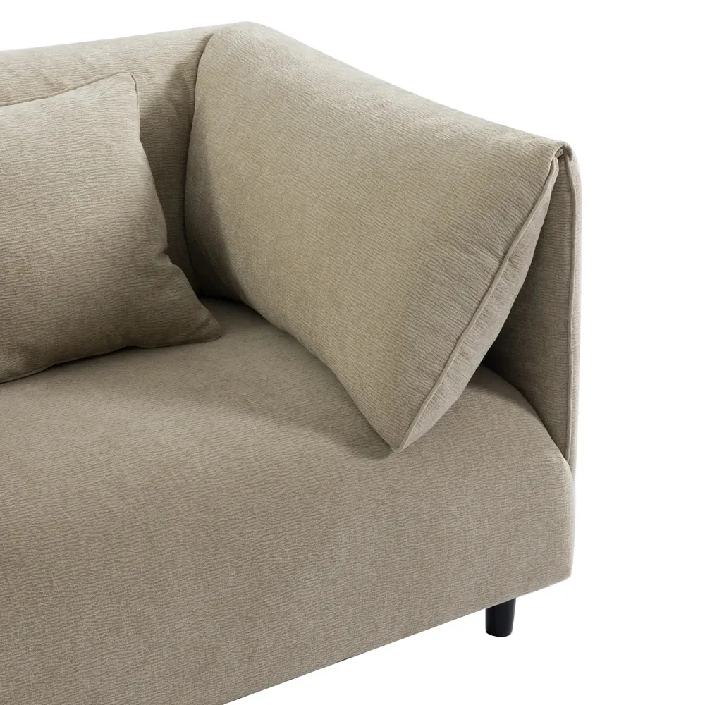 Dominic Arm Chair - Wheat - Image 6