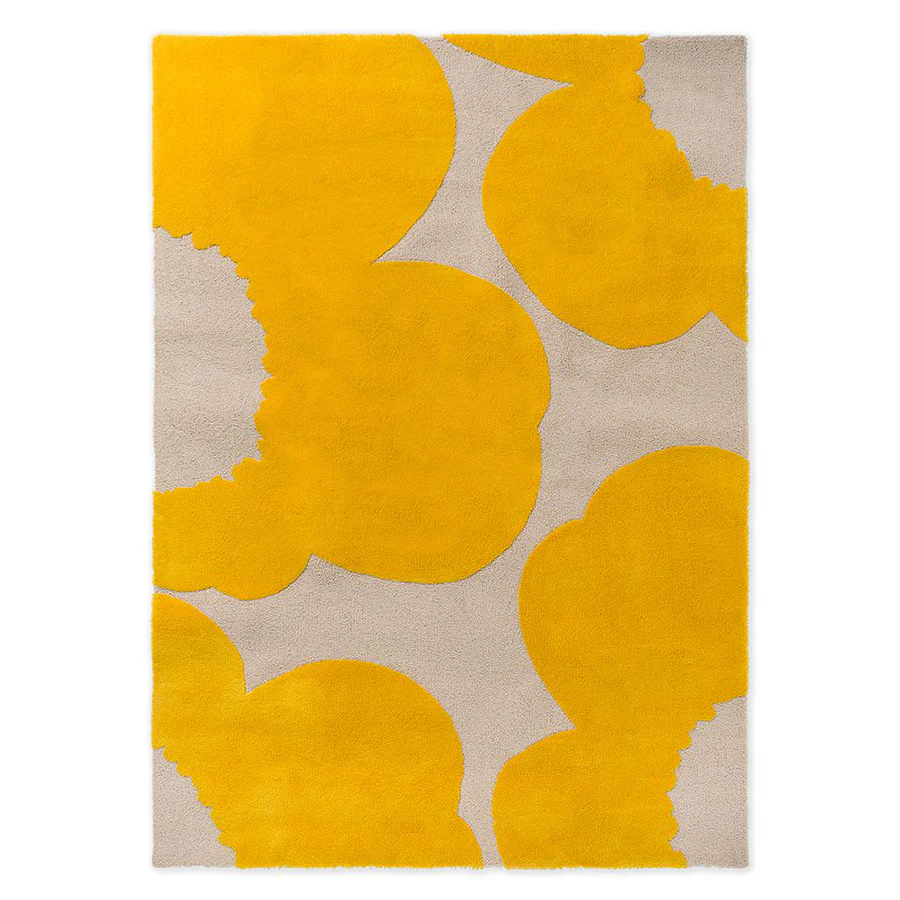 Marimekko Iso Unikko Yellow Rug - Image 2