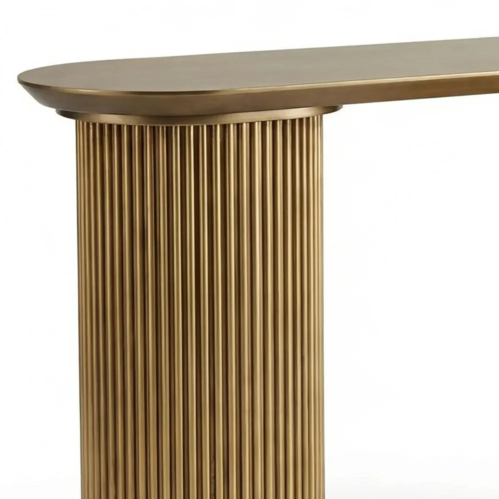 Monaco Console Table - Small Antique Gold - Image 2