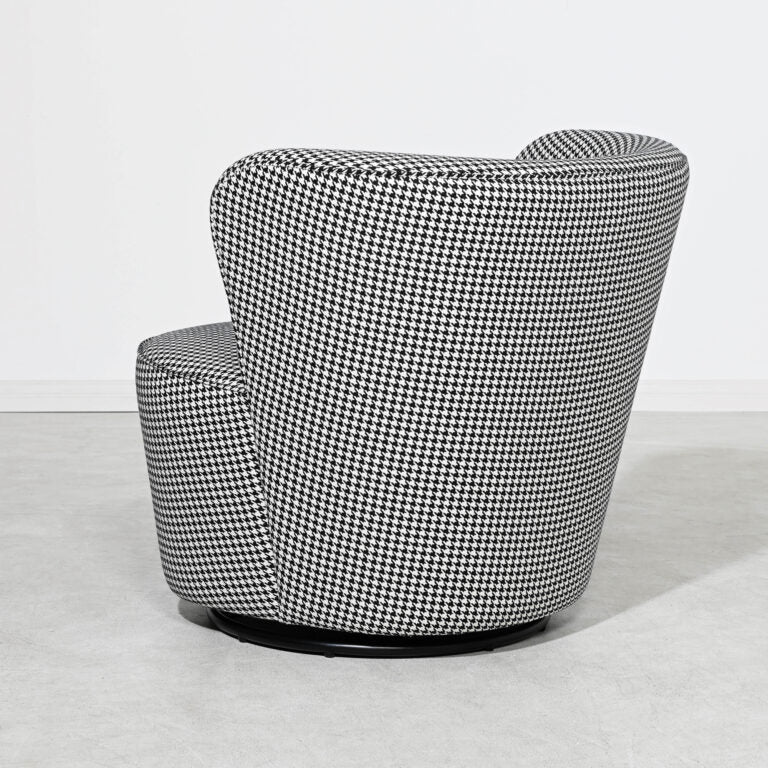 Monte Carlo Swivel Armchair - Houndstooth - Image 3