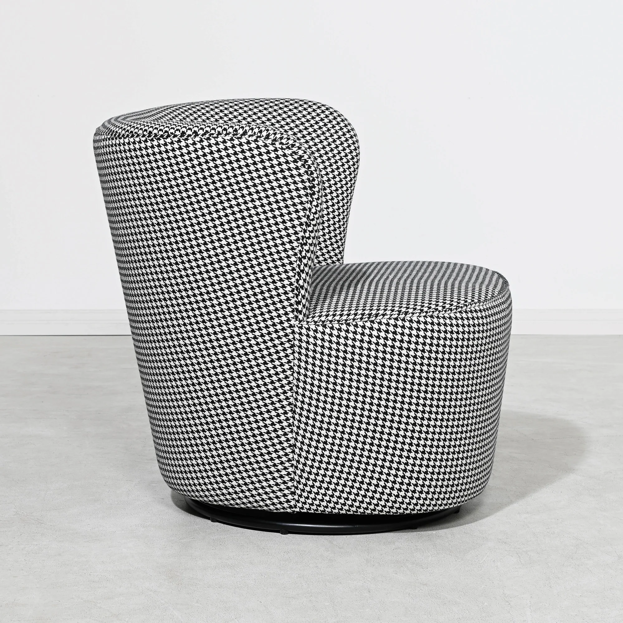 Monte Carlo Swivel Armchair - Houndstooth - Image 4