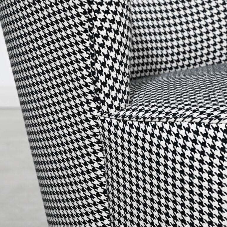 Monte Carlo Swivel Armchair - Houndstooth - Image 5