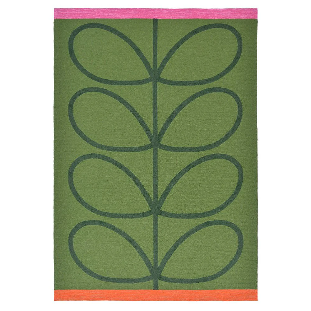 Orla Kiely Linear Stem Seagrass Outdoor Rug