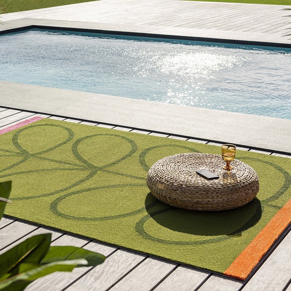 Orla Kiely Linear Stem Seagrass Outdoor Rug - Image 2