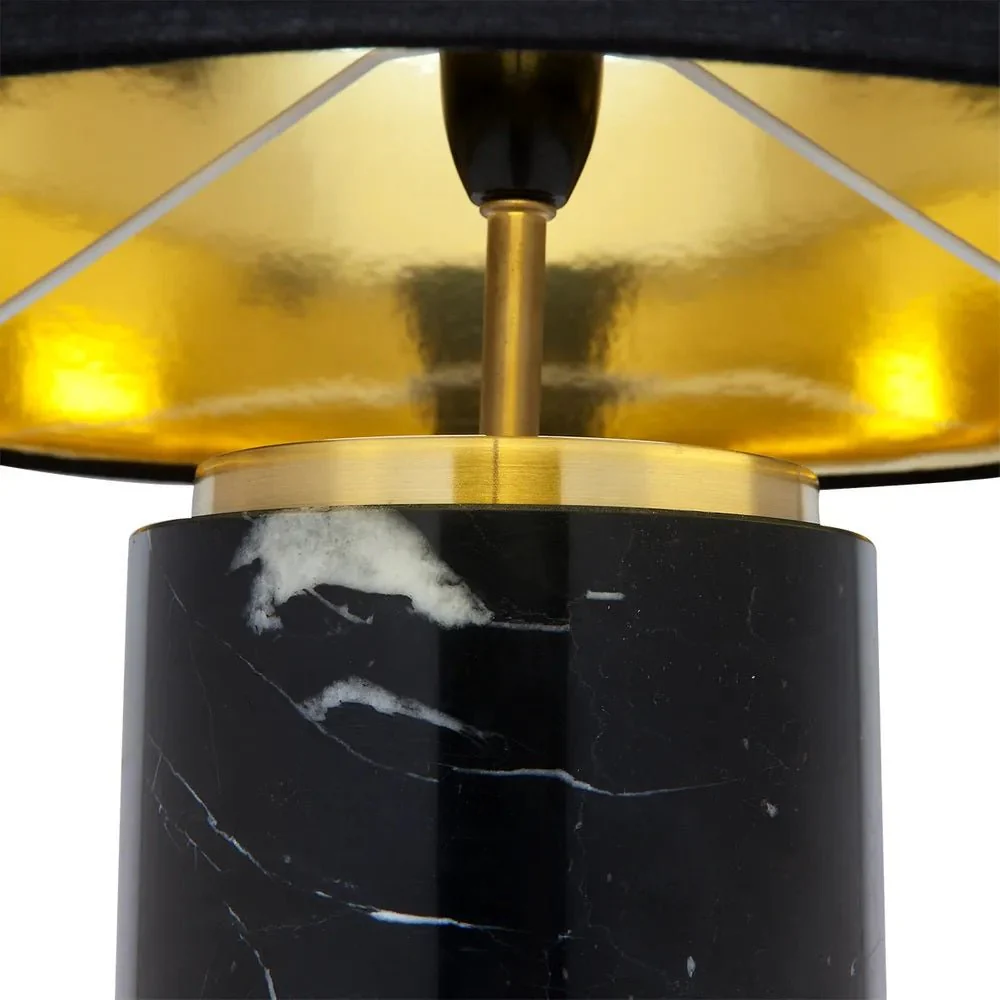 Paola Black Marble Table Lamp - Image 3