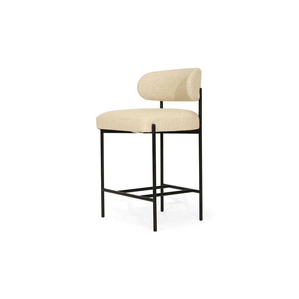 Paris Kitchen Stool - Linen - Image 5