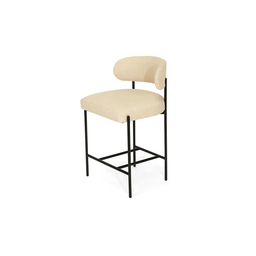 Paris Kitchen Stool - Linen - Image 7