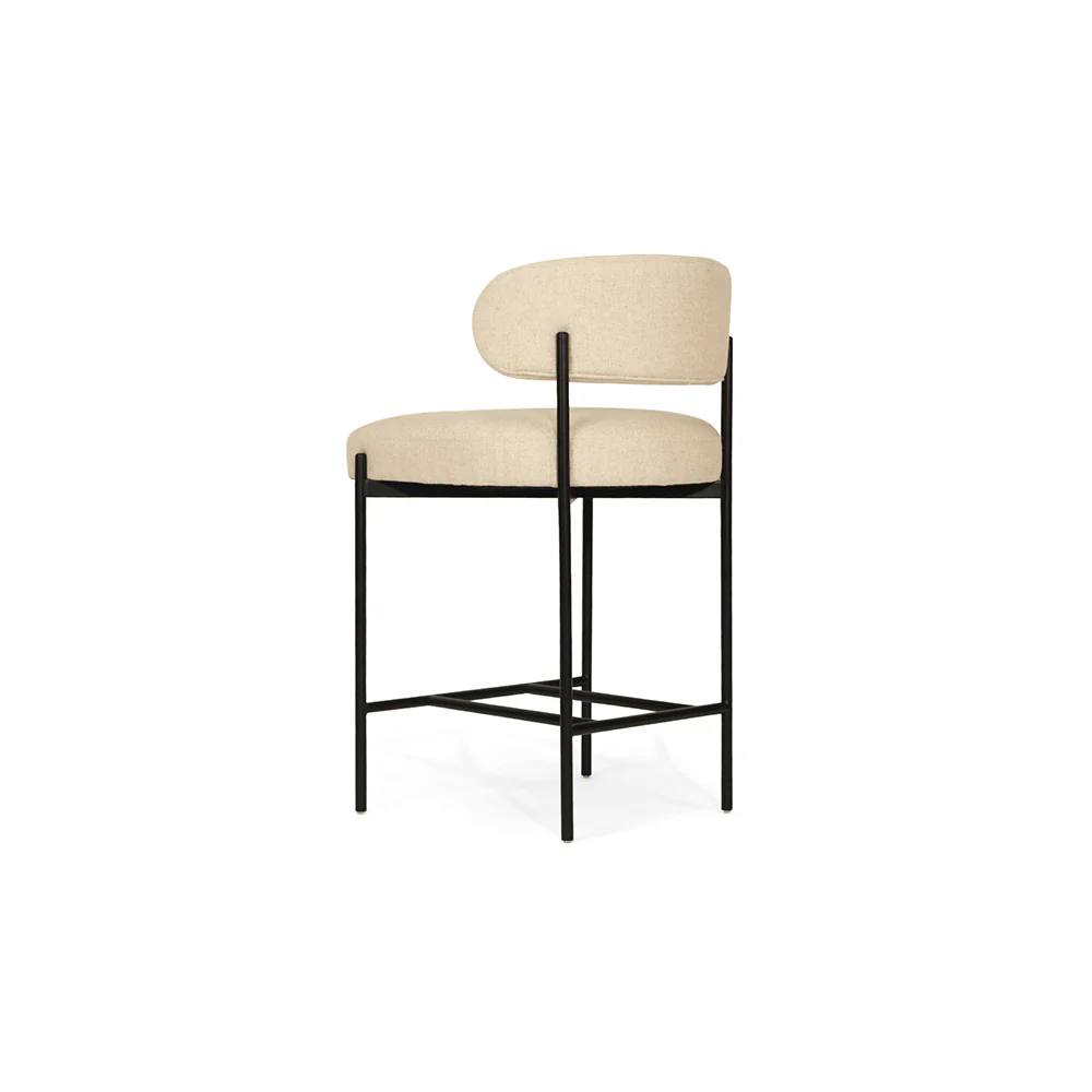 Paris Kitchen Stool - Linen - Image 8