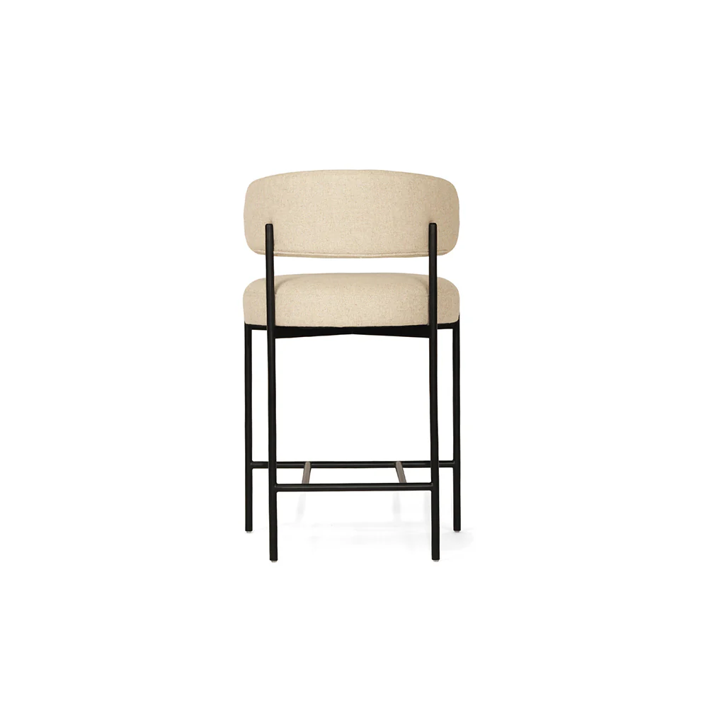 Paris Kitchen Stool - Linen - Image 9