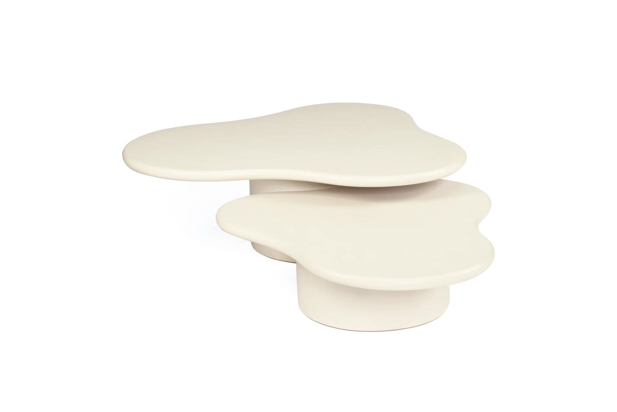 Piato Organic Coffee Table 120cm - Latte - Image 8