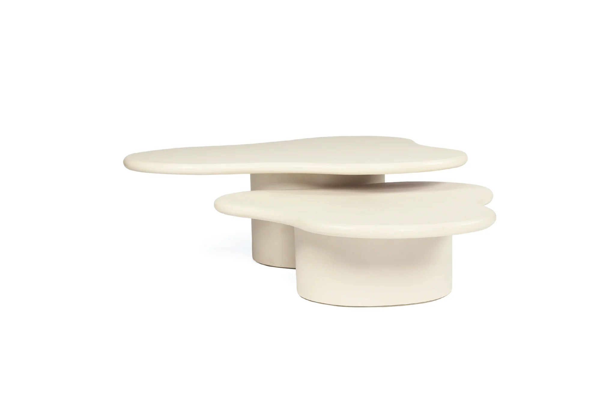 Piato Organic Coffee Table 120cm - Latte - Image 9