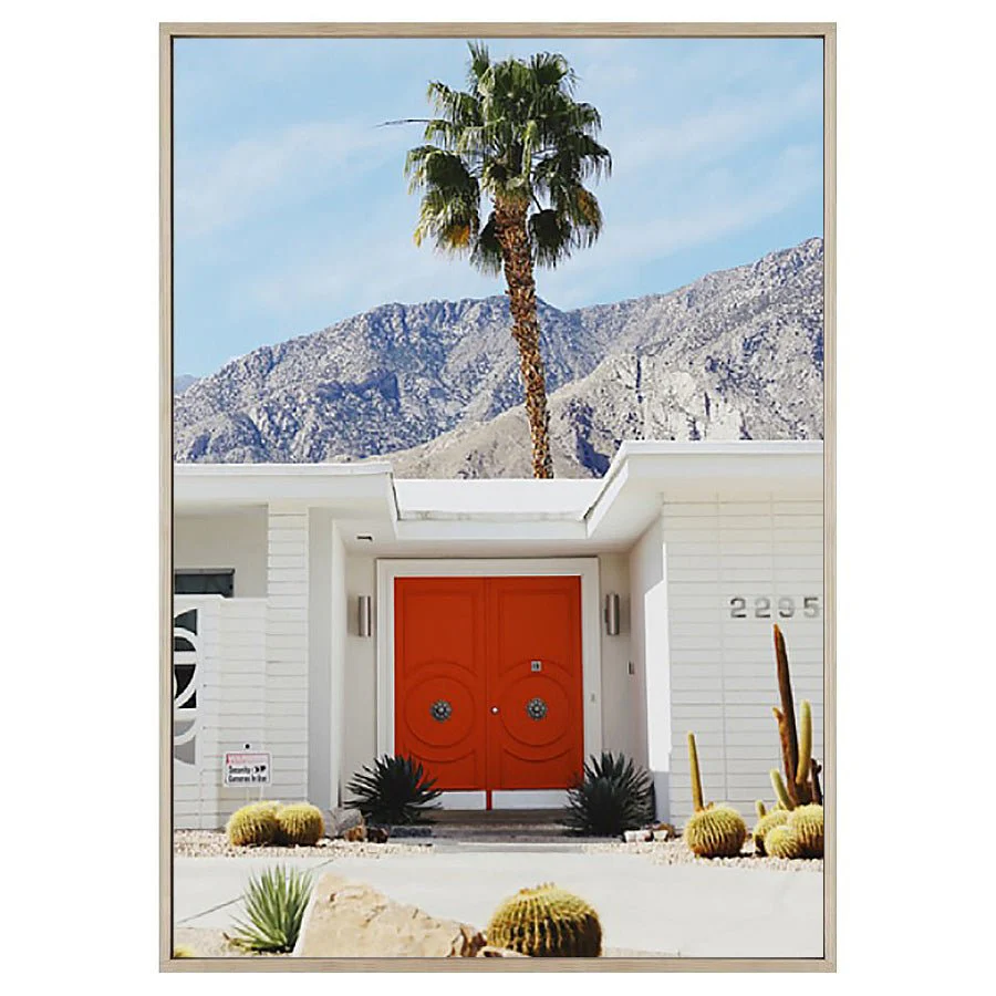 Red Doors Palm Springs Art - Portrait