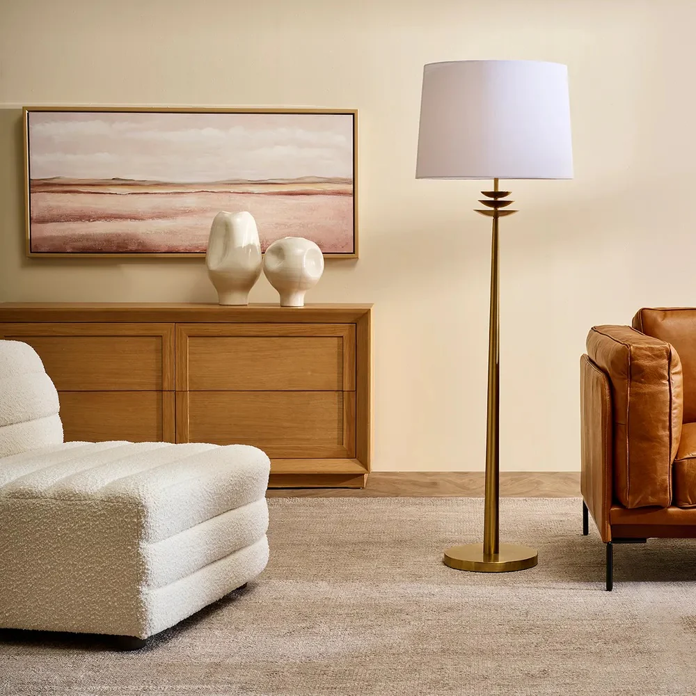 Regina Floor Lamp - Brass - Image 2