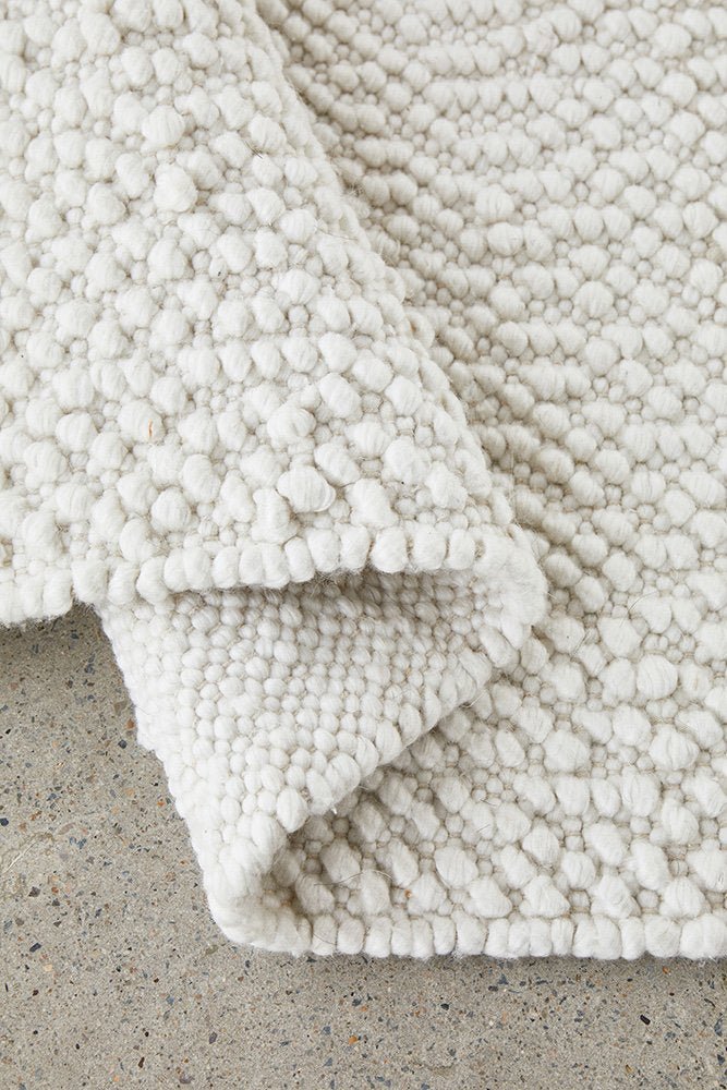 Rug Culture Boucle Rug - White - Image 6
