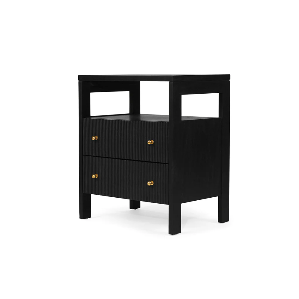 Taylor Bedside Table - Black - Image 3